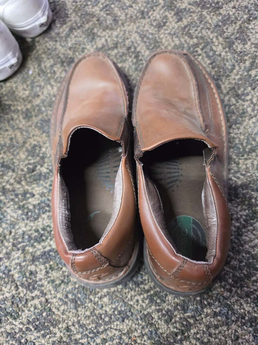Streetcars Carrera Brown Leather Slip-On Shoes